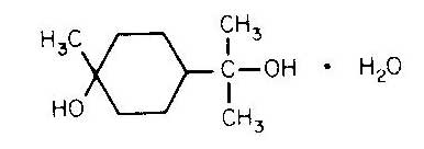 Basic chemical structure of Terpin Hydrate