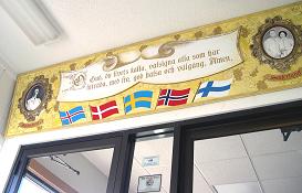 Look for the permanent home of the Swedish blessing sign